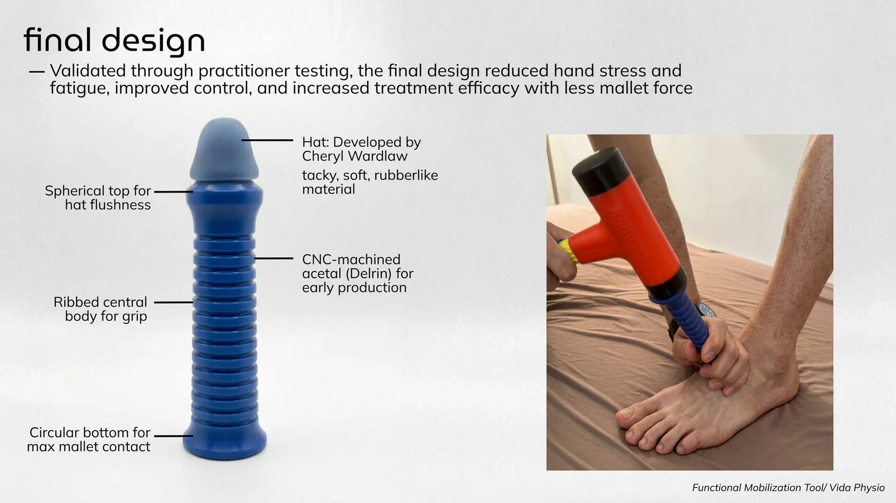 Final redesigned mobilization tool